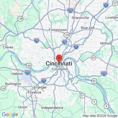 Map to  office in Cincinnati, OH