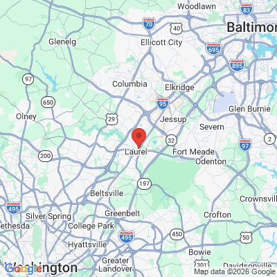 Map to  office in Laurel, MD