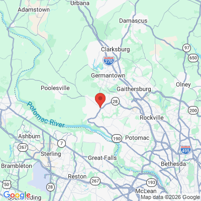 Map to  office in Germantown, MD