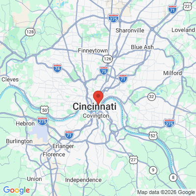 Map to  office in Cincinnati, OH
