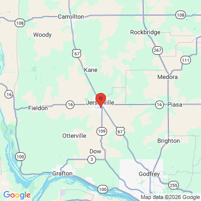 Map to  office in Jerseyville, IL