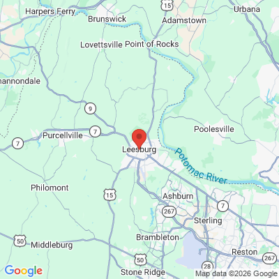 Map to  office in Leesburg, VA