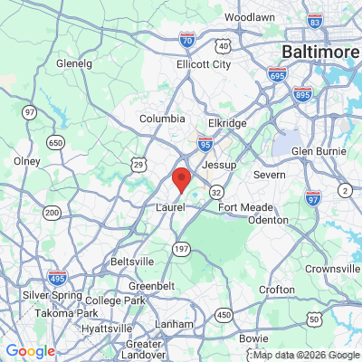 Map to  office in Laurel, MD