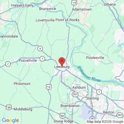Map to  office in Leesburg, VA