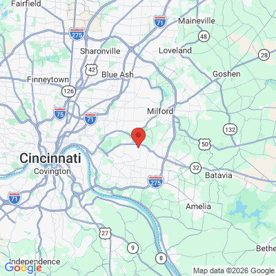 Map to  office in Cincinnati, OH