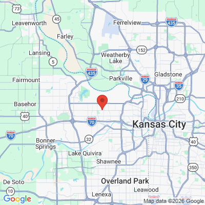 Map to  office in Kansas City, KS