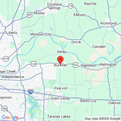 Map to  office in Buckner, MO