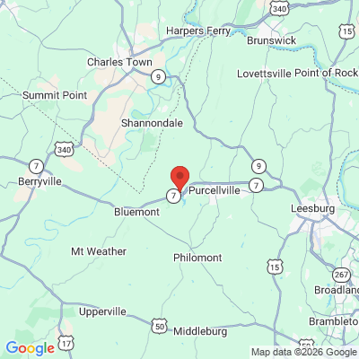 Map to  office in Round Hill, VA