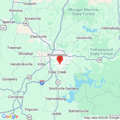 Map to  office in Bloomington, IN