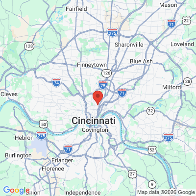 Map to  office in Cincinnati, OH