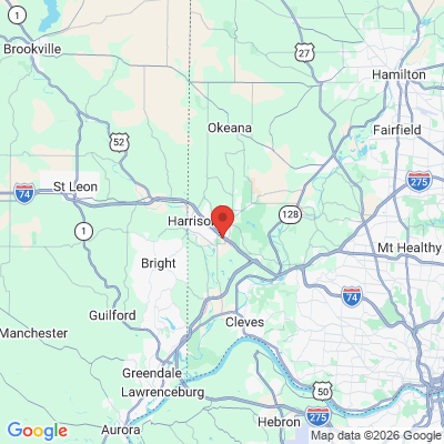 Map to  office in Harrison, OH