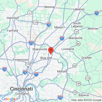 Map to  office in Blue Ash, OH