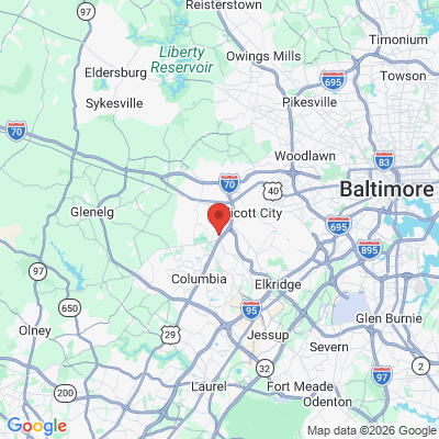 Map to  office in Ellicott City, MD