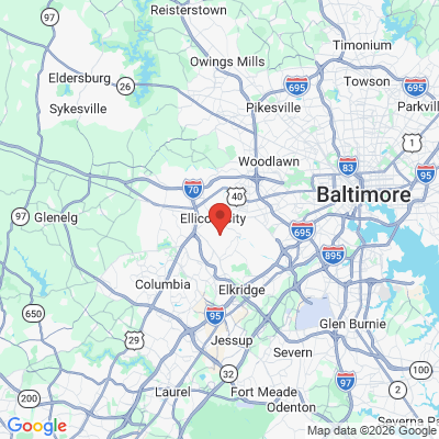 Map to  office in Ellicott City, MD