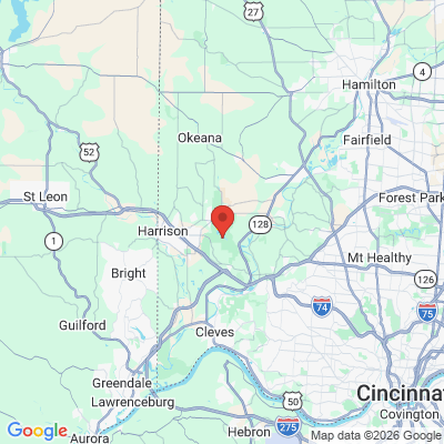 Map to  office in Harrison, OH