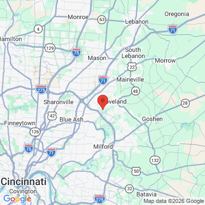 Map to  office in Loveland, OH