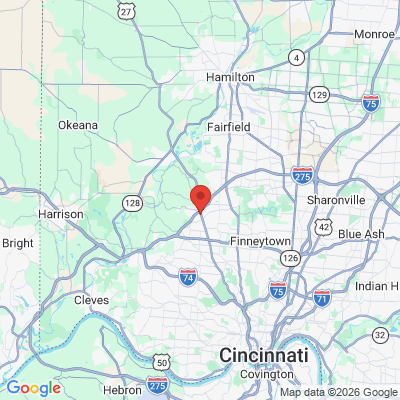 Map to  office in Cincinnati, OH