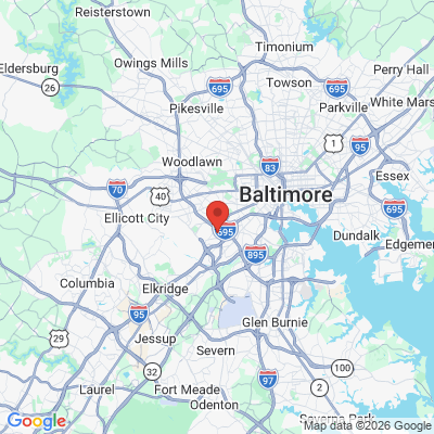 Map to  office in Halethorpe, MD