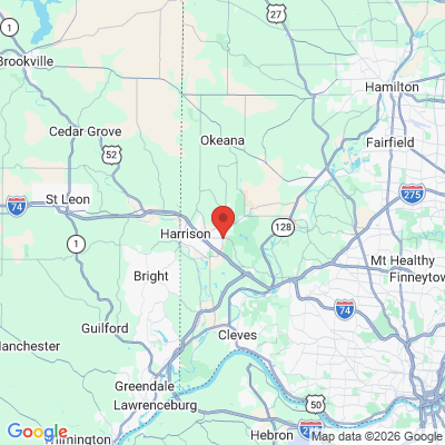 Map to  office in Harrison, OH