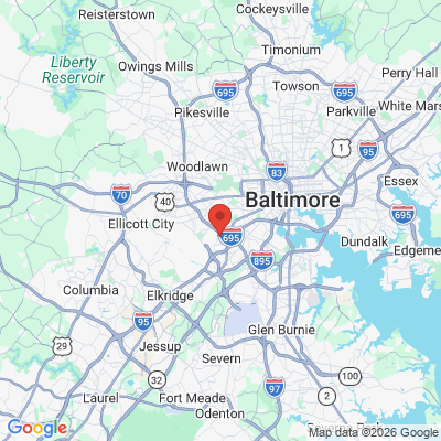 Map to  office in Arbutus, MD