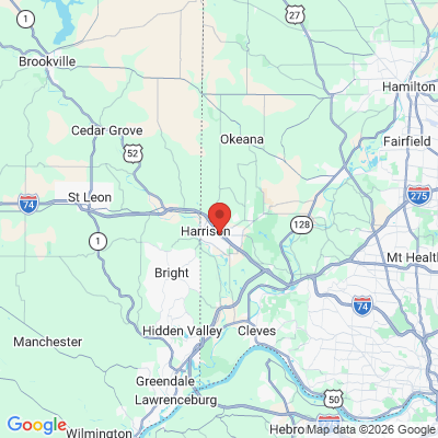 Map to  office in Harrison, OH