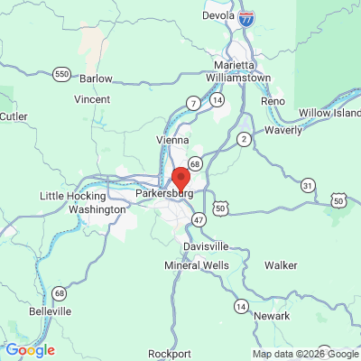 Map to  office in Parkersburg, WV