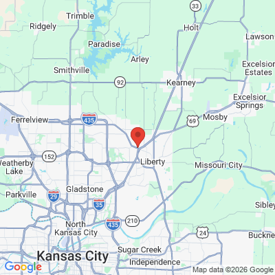 Map to  office in Heartland Dental