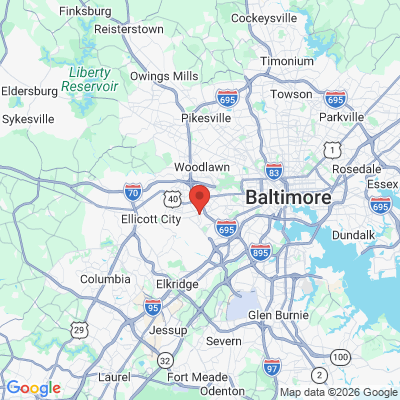 Map to  office in Catonsville, MD