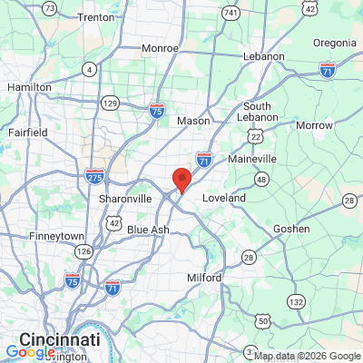 Map to  office in Cincinnati, OH