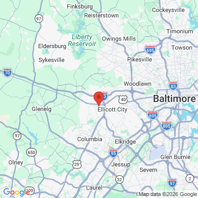 Map to  office in Ellicott City, MD