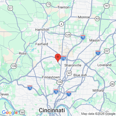 Map to  office in Cincinnati, OH