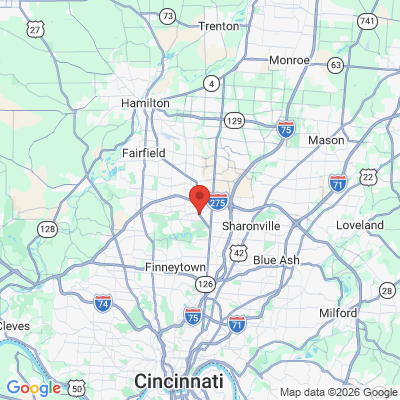 Map to  office in Cincinnati, OH