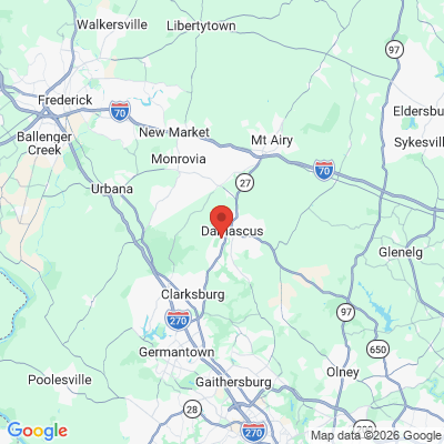 Map to  office in Damascus, MD