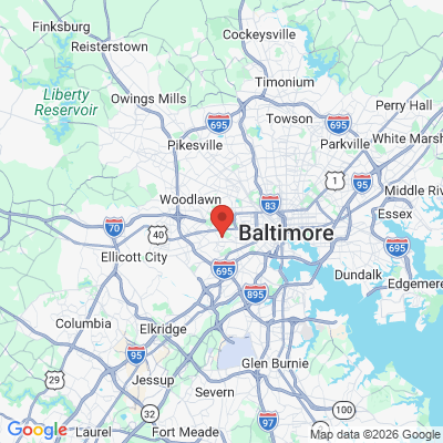 Map to  office in Baltimore, MD