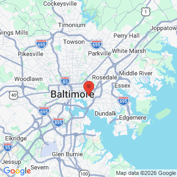 Map to Highlandtown Dental Group office in Baltimore, MD