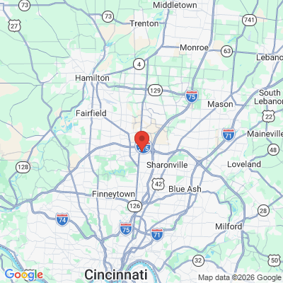 Map to  office in Springdale, OH
