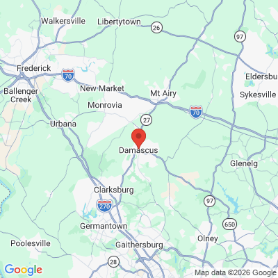 Map to  office in Damascus, MD