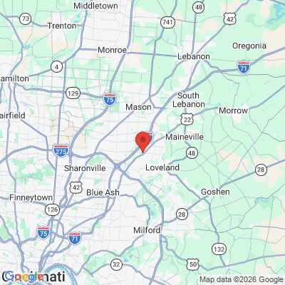 Map to  office in Cincinnati, OH