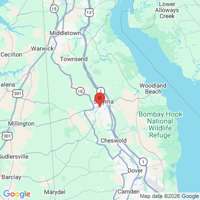 Map to  office in Smyrna, DE