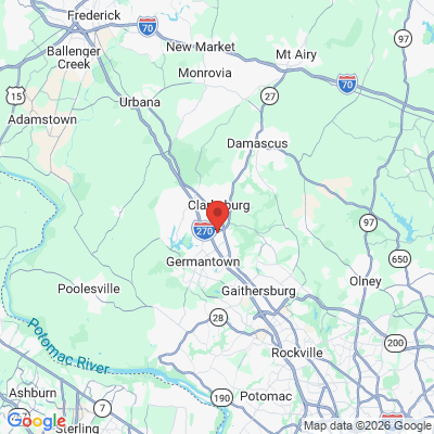 Map to  office in Germantown, MD