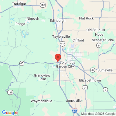 Map to  office in Columbus, IN