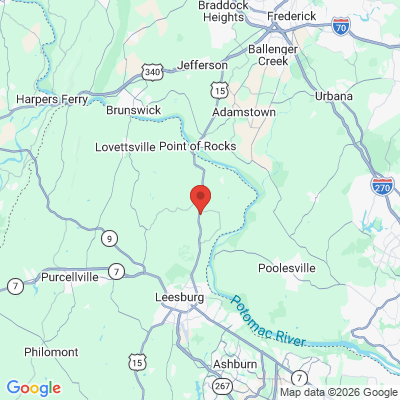 Map to  office in Leesburg, VA