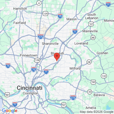 Map to  office in Cincinnati, OH