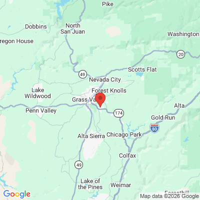 Map to  office in Grass Valley, CA