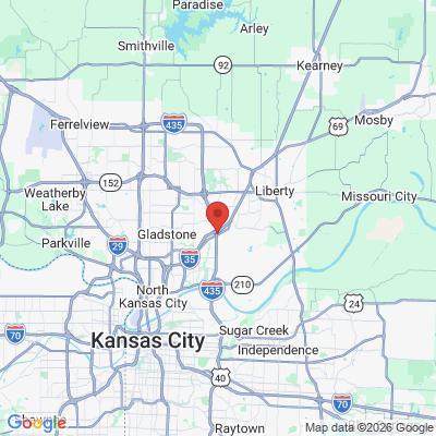 Map to  office in Claycomo, MO