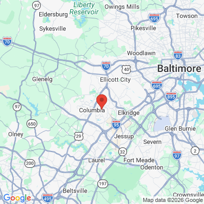 Map to  office in Maryland Family Dentistry