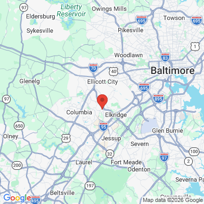 Map to  office in Columbia, MD