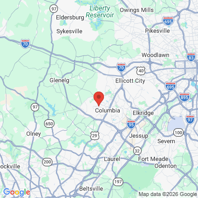 Map to  office in Columbia, MD