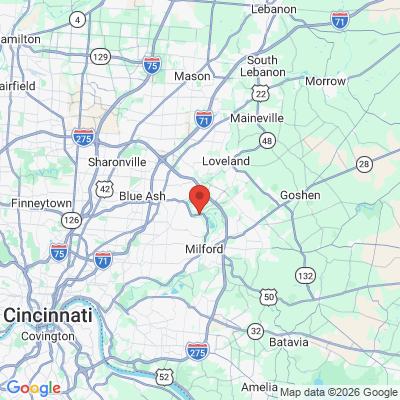 Map to  office in Miamiville, OH