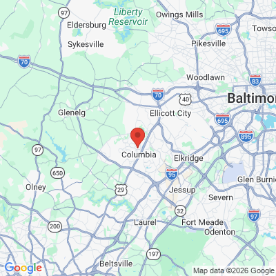 Map to  office in Columbia, MD